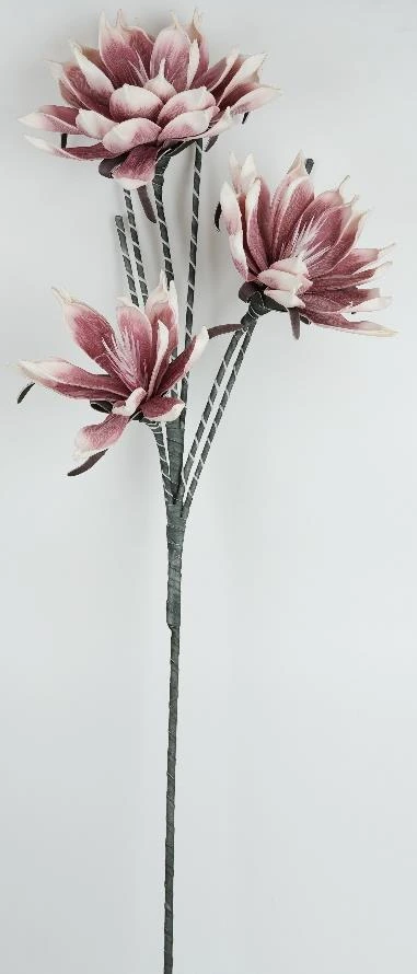 Passion Flower X 3Flr Foam Flower Stick